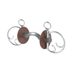 Embocadura de equitación Beris Konnex paso de lengua Embocadura de equitación Beris Konnex paso de lengua
