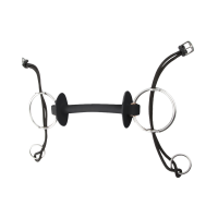 Muserola elevadora Beris Prime Extra suave Negro
