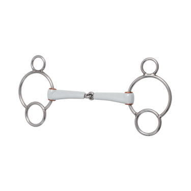 Embocadura equitación Beris 3 anillos sensible
