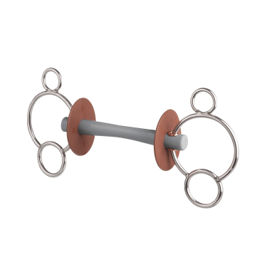Bocado de equitación Beris 3 anillos Comfort Bocado de equitación Beris 3 anillos Comfort