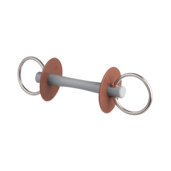 Muserola de filete Beris cañón Comfort anillo 6 cm Suave Gris Muserola de filete Beris cañón Comfort anillo 6 cm Suave Gris
