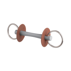 Muserola de filete Beris cañón Comfort anillo 6 cm Suave Gris Muserola de filete Beris cañón Comfort anillo 6 cm Suave Gris