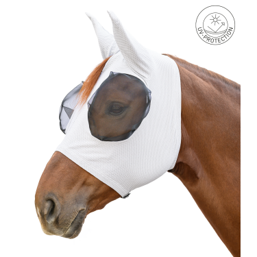 Máscara antimoscas equitación Waldhausen Puck Breath