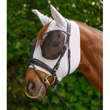 Máscara antimoscas equitación Waldhausen Puck Breath