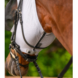 Máscara antimoscas equitación Waldhausen Puck Breath