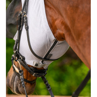 Máscara antimoscas equitación Waldhausen Puck Breath