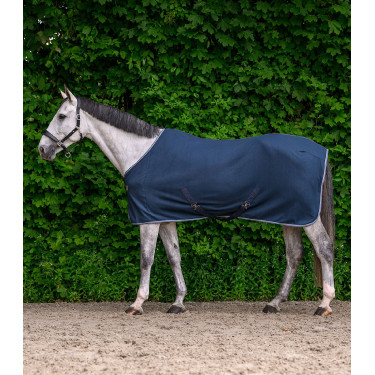 Manta polar para caballo Waldhausen con cinchas cruzadas