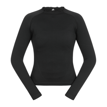 Camiseta técnica ELT de malla 3D Richmond de manga larga para mujer Negro
