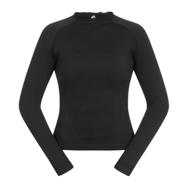 Camiseta técnica ELT de malla 3D Richmond de manga larga para mujer Negro