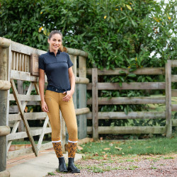 Botines de cuero Norwich mujer Horze Negro