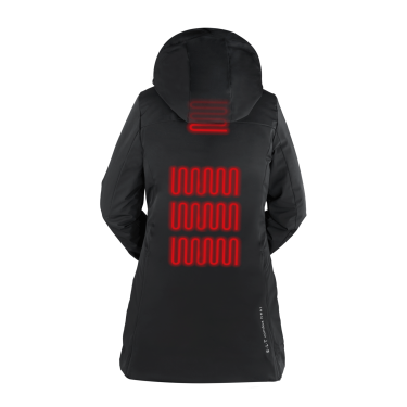 Parka calefactable ELT Comfort Heart Negro