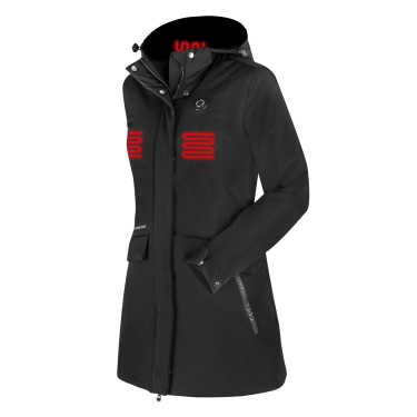 Parka calefactable ELT Comfort Heart Negro
