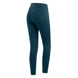 Legging de equitación térmico ELT Rica de forro polar para niño Azul petróleo