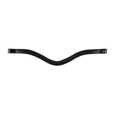 Brida de equitación Waldhausen S-Line Blackshine pull back