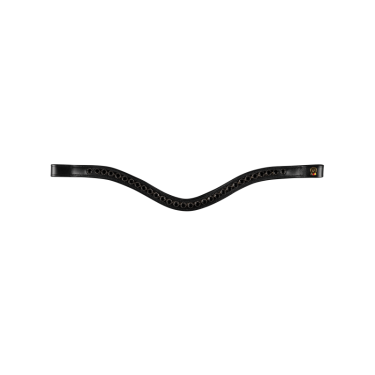 Brida de equitación Waldhausen S-Line Blackshine pull back