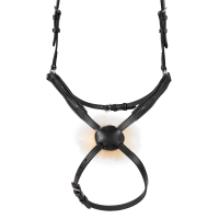 Brida Waldhausen X-Line Cancún muserola cruzada estándar Negro