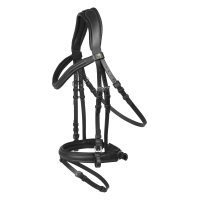 Brida Waldhausen X-Line Estocolmo muserola combinada pull back Negro