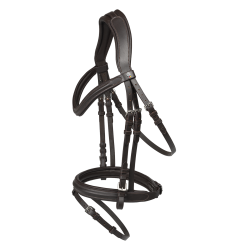 Brida Waldhausen X-Line London muserola combinada Castaño Marr&amp;amp;amp;oacute;n