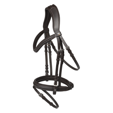 Brida Waldhausen X-Line London muserola combinada Castaño Marr&amp;amp;amp;oacute;n