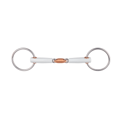 Mors de equitación Beris doble rotura, anillo 6 cm