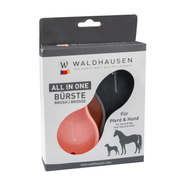 Cepillo equitación Waldhausen 2 en 1 para caballos
