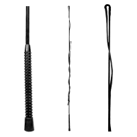 Chambrière Waldhausen una sola pieza sin anillo Negro