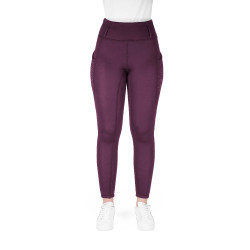 Legging Je t'aime EQUITHÈME - Neva Ciruela Violeta Legging Je t'aime EQUITHÈME - Neva Ciruela Violeta