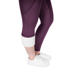 Legging Je t'aime EQUITHÈME - Neva Ciruela Violeta Legging Je t'aime EQUITHÈME - Neva Ciruela Violeta