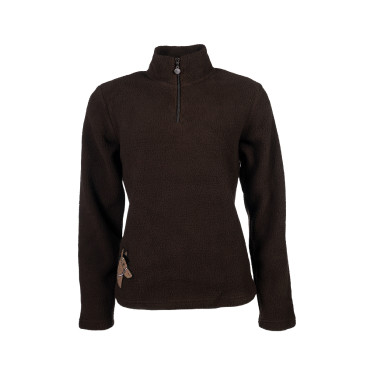 Sudadera polar niños equitación HKM Mia