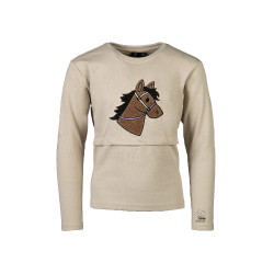 Polo de manga larga Mia HKM Beige Polo de manga larga Mia HKM Beige
