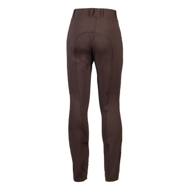 Leggings Mia con asiento completo de silicona HKM Marrón oscuro Marr&amp;amp;amp;oacute;n