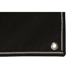 Cortina de box Team HKM 130 x 120 cm Negro