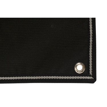 Cortina de box Team HKM 130 x 120 cm Negro