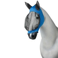 Máscara antimoscas Soft Stretch Horze Azul
