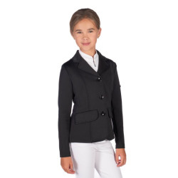 Chaqueta de concurso HKM Amy para niña/niño Negro