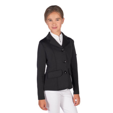 Chaqueta de concurso HKM Amy para niña/niño Negro