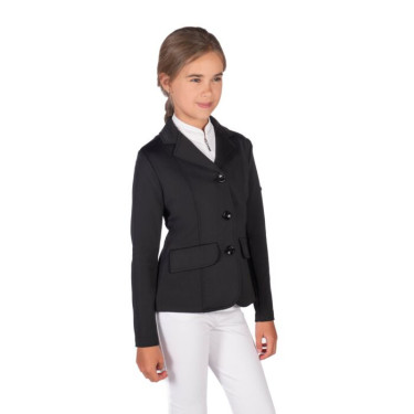 Chaqueta de concurso HKM Amy para niña/niño Negro