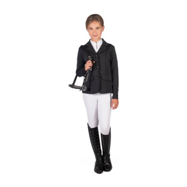 Chaqueta de concurso HKM Amy para niña/niño Negro