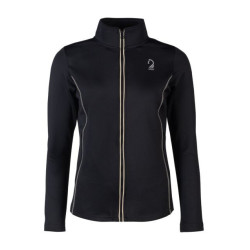 Sudadera con cremallera Lauria Garrelli Limone para mujer Negro