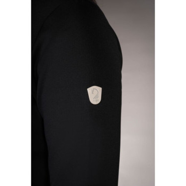 Sudadera con cremallera Lauria Garrelli Limone para mujer Negro