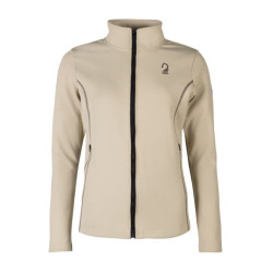 Sudadera con cremallera Lauria Garrelli Limone para mujer Gris / beige
