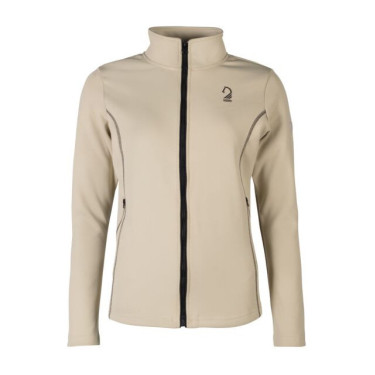 Sudadera con cremallera Lauria Garrelli Limone para mujer Gris / beige