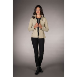 Sudadera con cremallera Lauria Garrelli Limone para mujer Gris / beige