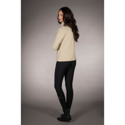 Sudadera con cremallera Lauria Garrelli Limone para mujer Gris / beige