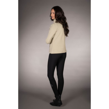 Sudadera con cremallera Lauria Garrelli Limone para mujer Gris / beige