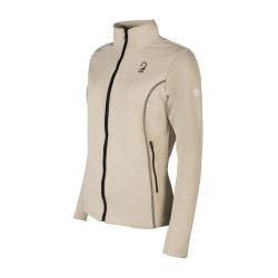 Sudadera con cremallera Lauria Garrelli Limone para mujer Gris / beige