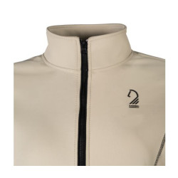 Sudadera con cremallera Lauria Garrelli Limone para mujer Gris / beige