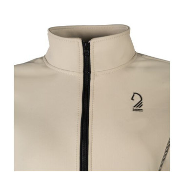 Sudadera con cremallera Lauria Garrelli Limone para mujer Gris / beige