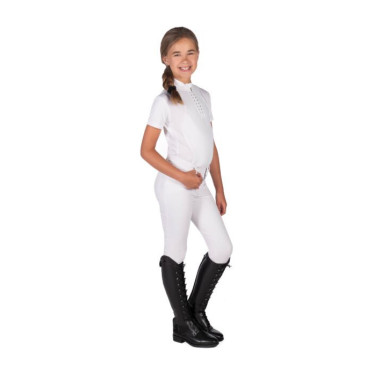 Polo de concurso infantil HKM para equitación | Equi-Clic