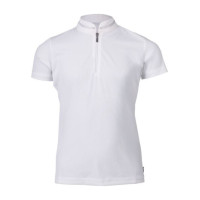 Polo de concurso HKM Amy para niño Blanco